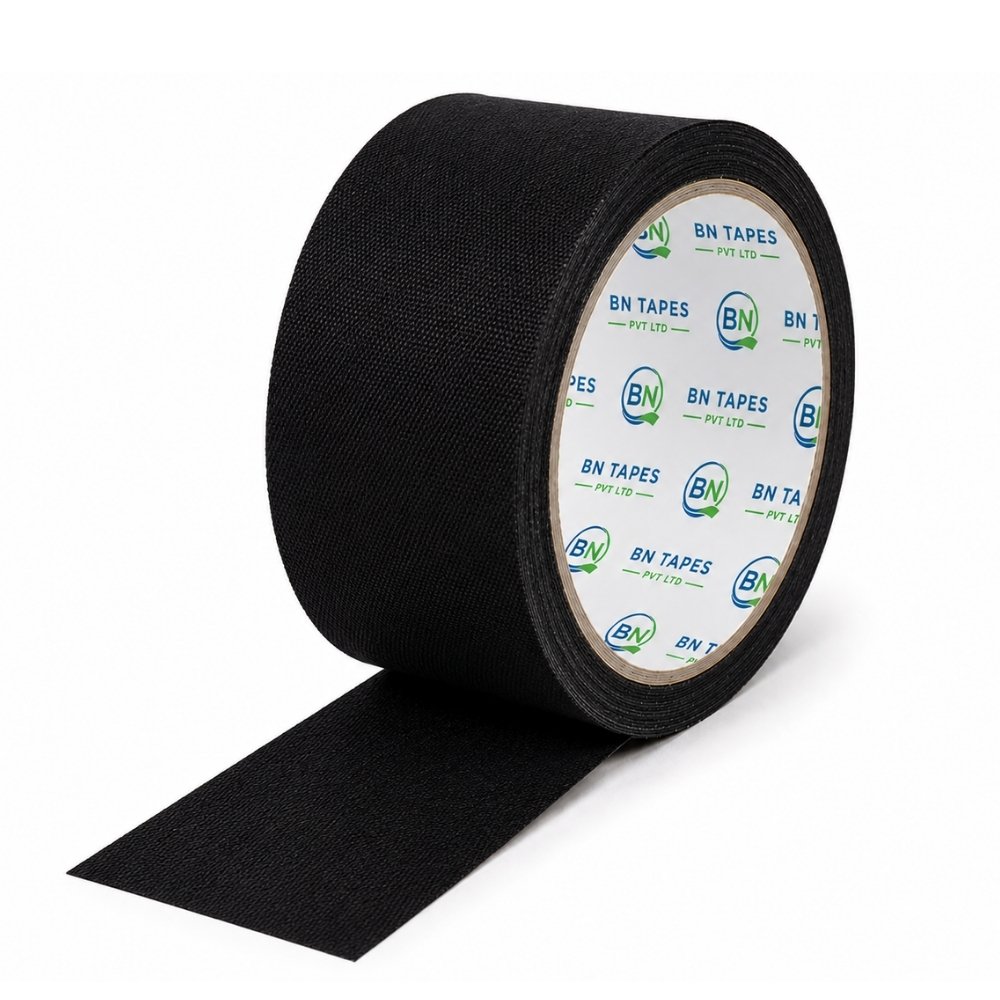 Black Cotton Cloth Tape